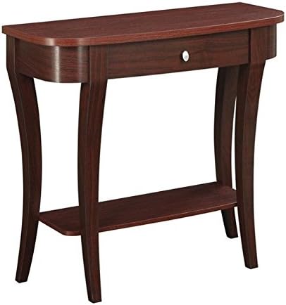 Convenience Concepts Newport Console Table, Mahogany