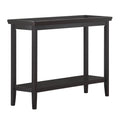 Convenience Concepts Ledgewood Console Table 48" - Modern Narrow Sofa Display Accent with Storage Shelf for Transitional, Traditional Living Room, Entryway, Hallway, or Bedroom, Espresso