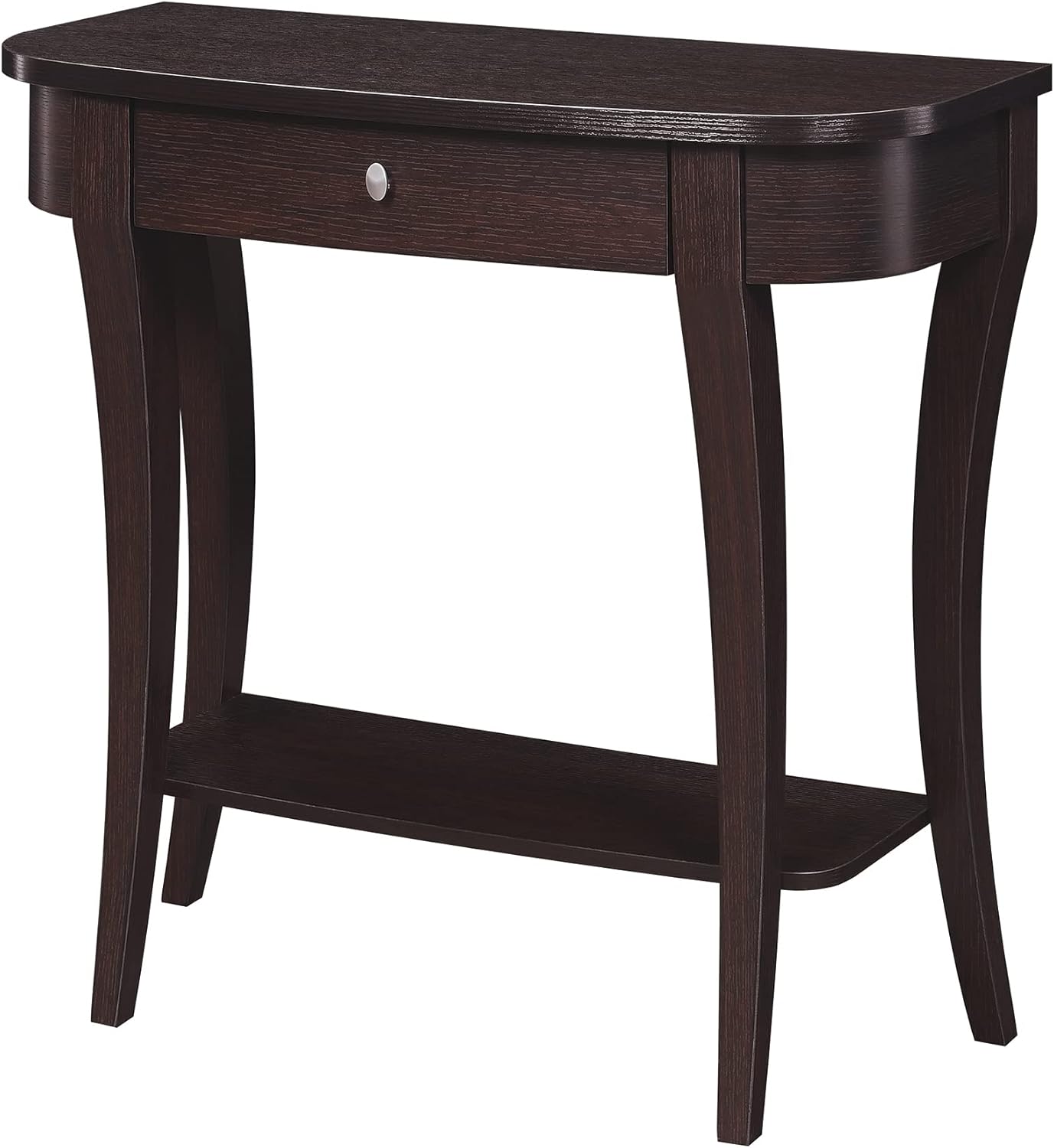 Convenience Concepts Newport Console Table, Mahogany